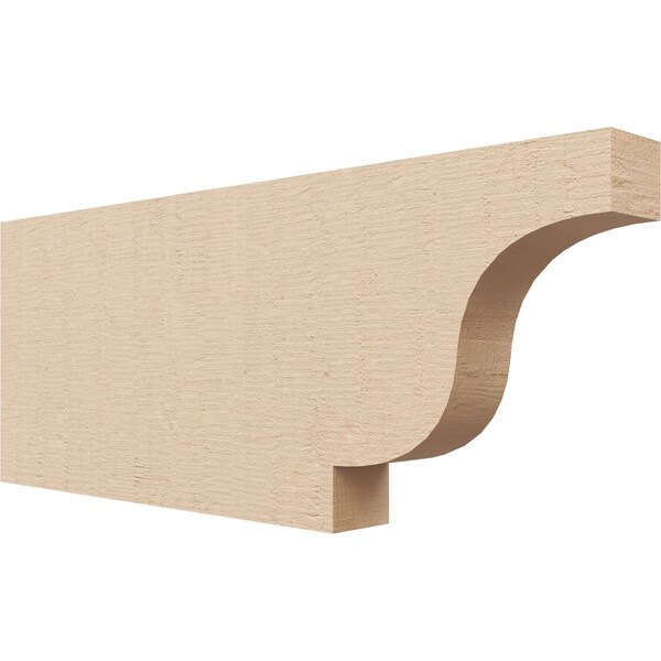 Ekena Millwork 2in. W x 8in. H x 20in. L Newport Woodgrain TimberThane Rafter Tail, Primed Tan RFTUR02X08X20NEWRCPR - main